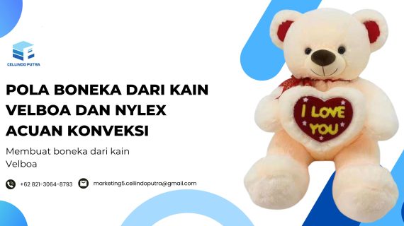Pola Boneka Dari Kain Velboa dan Nylex Acuan Konveksi