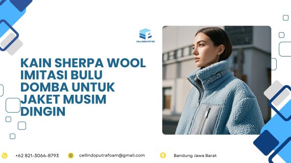 Kain Sherpa Wool Imitasi Bulu Domba Untuk Jaket Musim Dingin