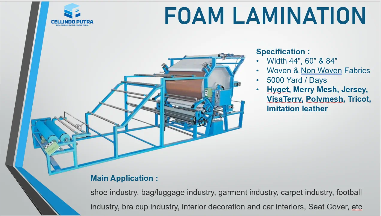 foam lamination machine