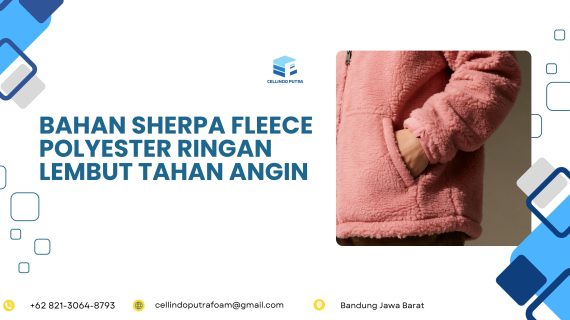 Bahan Sherpa Fleece Polyester Ringan Lembut Tahan Angin