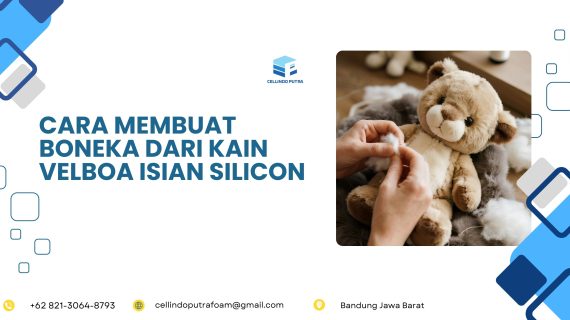 Cara Membuat Boneka Dari Kain  Velboa Isian Silicon