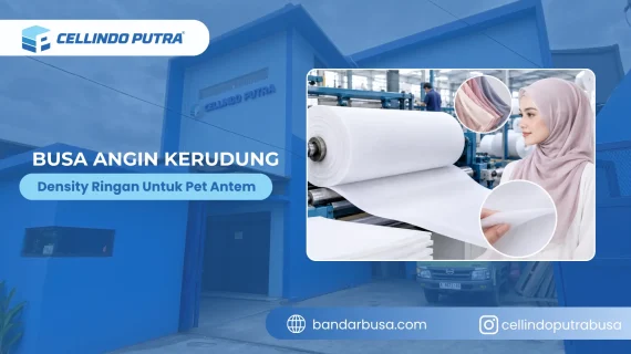 Busa Angin Kerudung Density Ringan Untuk Pet Antem
