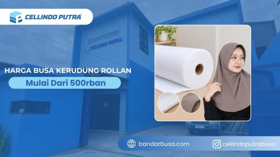 Harga Busa Kerudung Rollan Mulai dari 500 Ribuan
