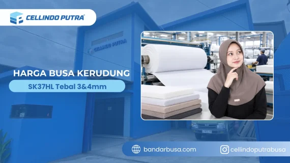 Harga Busa Kerudung SK37HL Tebal 3mm & 4mm