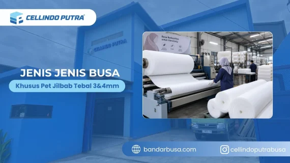 Jenis Jenis Busa Khusus Pet Jilbab Tebal 3&4mm