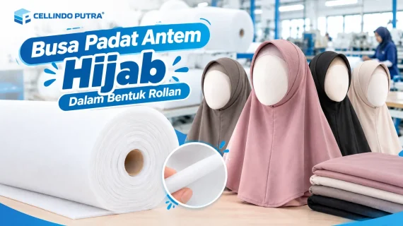 Busa Padat Antem Hijab dalam Bentuk Rollan