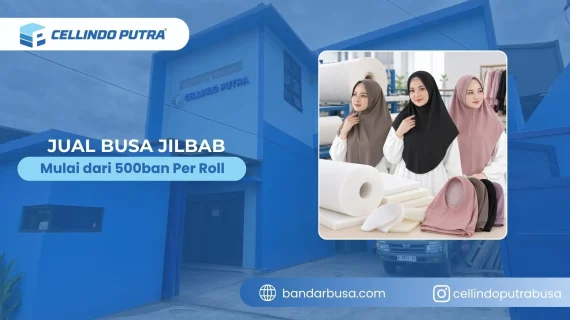 Jual Busa Jilbab Mulai dari 500ban Per Roll