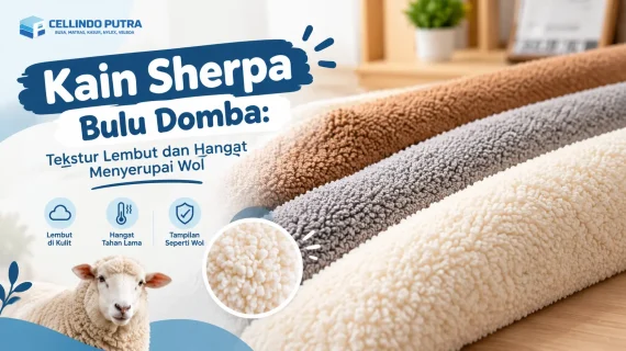 Kain Sherpa Bulu Domba: Tekstur Lembut dan Hangat Menyerupai Wol