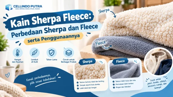 Kain Sherpa Fleece: Perbedaan Sherpa dan Fleece serta Penggunaannya