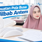 Pembuatan Pola Busa Pet Jilbab Antem