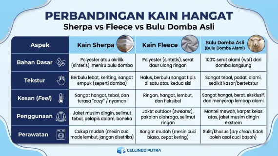 Perbandingan-sherpa-fleece-bulu-domba