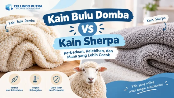 Kain Bulu Domba vs Kain Sherpa: Perbedaan, Kelebihan, dan Mana yang Lebih Cocok